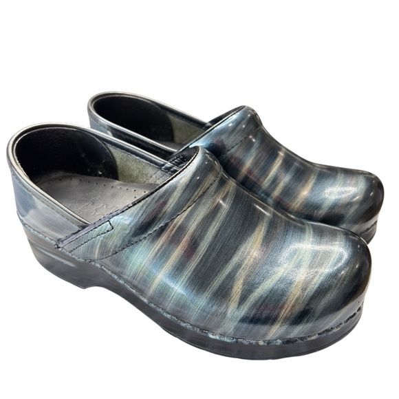 Dansko Professional Clog Nursing Shoe Muli-Color Patent Leather Size 37 6.5 /  7 - Picture 11 of 14
